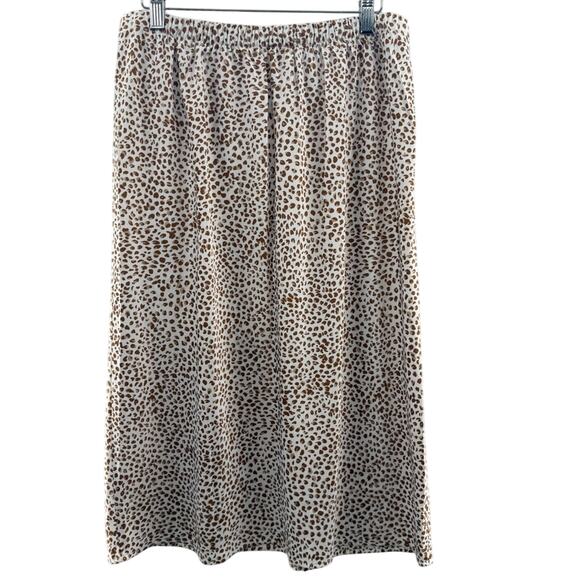 J. Crew Cheetah Animal Printed Bias Slip Skirt Midi Skirt 2024 Size Medium - Picture 6 of 9
